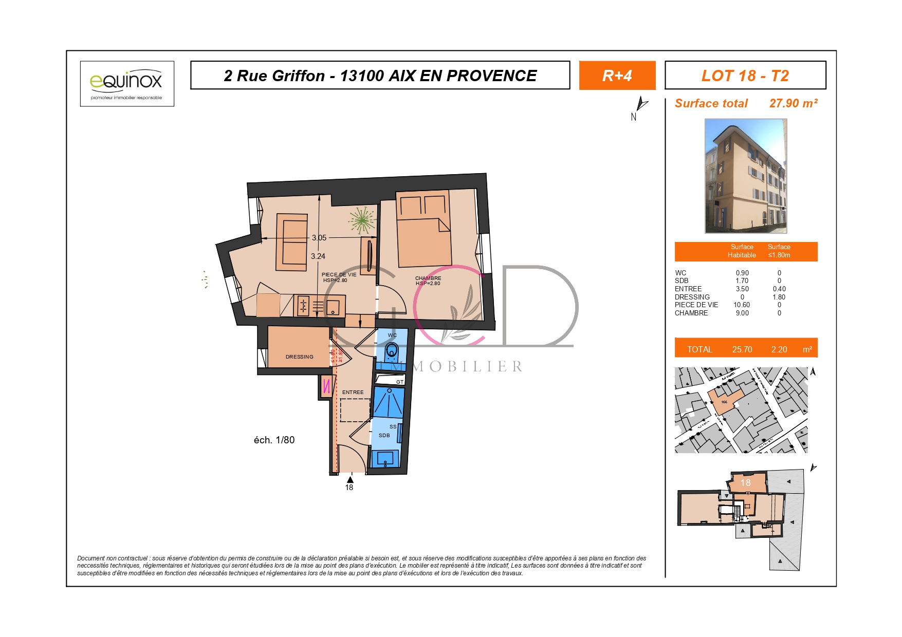 Vente Appartement 28m² 2 Pièces à Aix en Provence (13100) - Gcd Immobilier