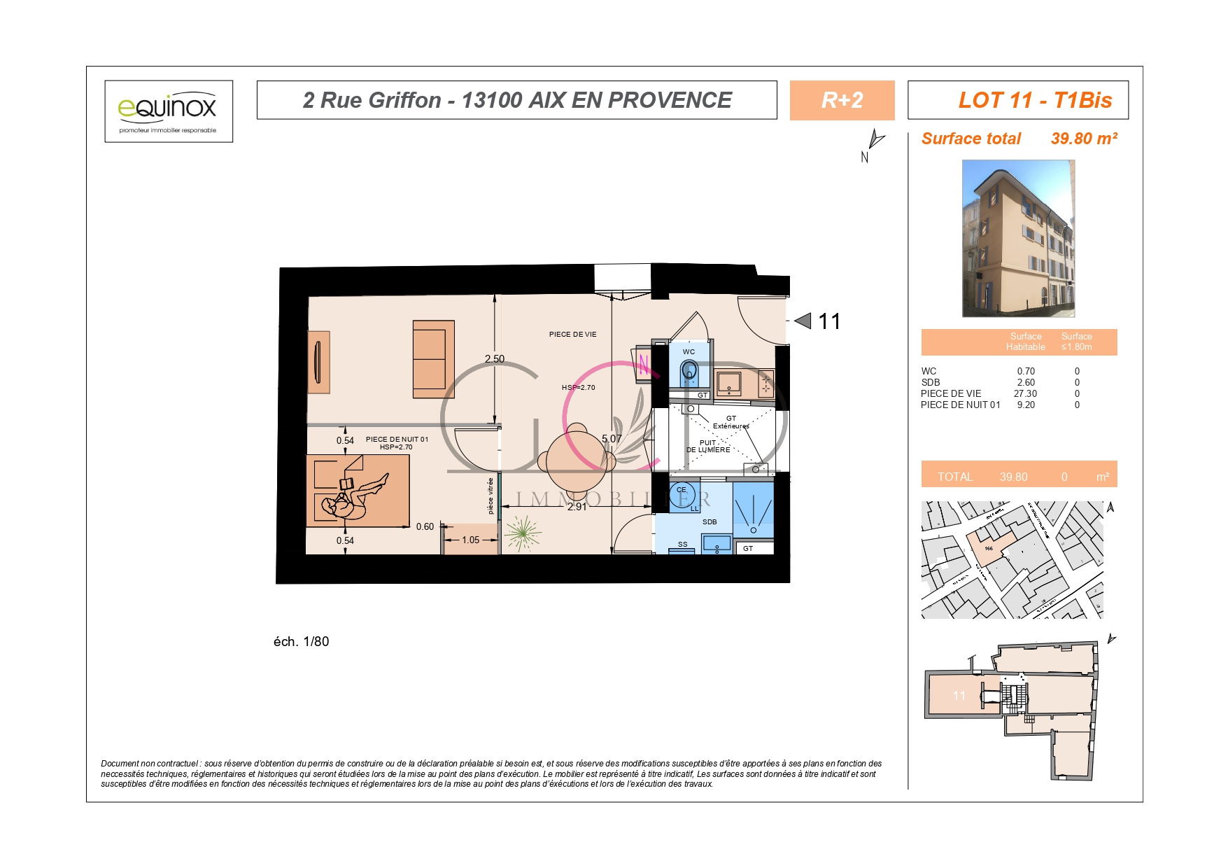 Vente Appartement 40m² 1 Pièce à Aix en Provence (13100) - Gcd Immobilier